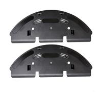 FUANA Cadre de balai en plastique pour bObsweep Vision Pet, support de serpillère robotique pour aspirateur nettoyage des sols durs, noir (lot de 2)