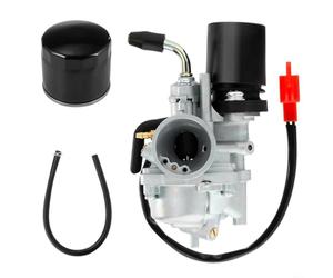 FUANA Carburateur de 17,5 mm pour scooter 50 cc moteur 1P40QMB, pour kit de remplacement CARB pour Speedfight 1 2 et pour Honda 50