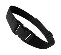 FUANA Ceinture réglable en nylon robuste avec boucle à dégagement rapide pour constructeurs et commerçants, 12,7 x 130 cm, noir