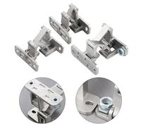 FUANA Charnière réglable robuste pour portes en pierre, charnière de porte invisible en acier inoxydable 304, capacité de charge de 100 à 400 kg, pour bouche d'incendie et serrure de porte épaisse