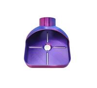 FUANA Collecteur de copeaux de forage en plastique pour collecteur de poussières et débris avec guide de perçage, 10,6 x 8,5 cm, matériau pour orange violet