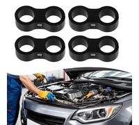 FUANA Collier de serrage 8AN en aluminium noir pour diverses applications