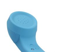 FUANA Combiné rétro sans fil pour téléphone portable, microphone externe anti-rayonnement avec audio HD, rechargeable par USB pour câble d'écouteur portable et ordinateur