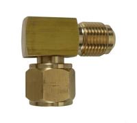 FUANA Connecteur de chauffage au gaz coudé pivotant à 90° en laiton de 9,5 mm, design discret pour les espaces restreints (1)