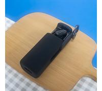 FUANA Coque de protection en silicone pour Skullcandy Method 360 ANC, pour casque Skullcandy, découpes précises, câble d'écouteurs noir