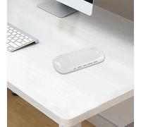 FUANA Coque de protection pour console TRIMUI SMART-PRO, design ergonomique avec poignée en TPU souple, ajustement précis 192 x 83,6 x 26,5 mm, câble d'écouteurs blanc/gris