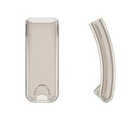 FUANA Coque de protection transparente en polycarbonate pour casque NOTHING (1) avec design résistant aux rayures et léger, 10 x 10 x 1 cm