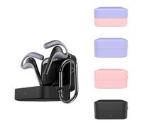 FUANA Coque en silicone pour écouteurs Timekettle W4 Pro, protection et légèreté avec prise en main texturée, pour W4 Pro, câble d'écouteurs noir