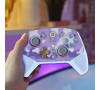 FUANA Coque en silicone pour manette GameSir Cyclone2, coque de protection antichoc étanche avec prise en main améliorée, pour GameSir Cyclone 2, câble d'écouteurs bleu