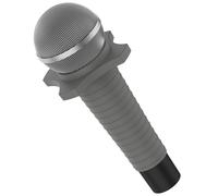 FUANA Coque en silicone pour microphone Shure SM58, protection anti-chute, 97,1 x 75 mm, légère et portable, pour Shure SM58, câble d'écouteurs noir