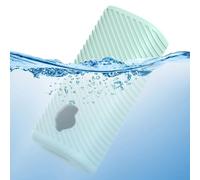 FUANA Coque en silicone pour Skullcandy Dime-Evo, résistante aux chocs et aux rayures avec ajustement personnalisé, design portable léger, câble pour écouteurs noir