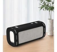 FUANA Coque en silicone pour Sony ULT Field 5, convient pour 325 mm x 128 mm x 148 mm, coque de protection légère pour haut-parleur résistant aux rayures, câble d'écouteurs noir