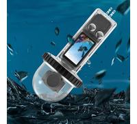 FUANA Coque étanche pour DJI Pocket 3, protection de plongée jusqu'à 40 m avec visibilité claire, matériau PC, design compact, comprend une dragonne et un câble adaptateur pour écouteurs de 6,35 mm