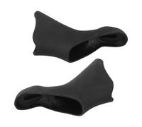 FUANA Couvre-levier de vitesse en silicone pour ST 5600/5601/6600, capots de levier de frein avec prise en main améliorée (noir)
