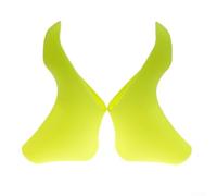 FUANA Couvre-levier de vitesse en silicone pour ST 5600/5601/6600, capots de levier de frein avec prise en main améliorée (jaune)