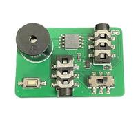 FUANA CW Code Morse Keyer et entraîneur avec vitesse de transmission réglable, retour de rythme sonore et lumineux, design ABS portable pour touches manuelles ou automatiques, compatible avec radios