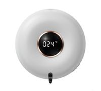 FUANA Distributeur de savon mural automatique 280 ml électronique sans contact moussant avec écran LED pour la maison
