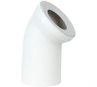 FUANA DN110 Déport pour Wc Pan Connecteur PP 22°/45°/90° pour Suspension | Matériau PP, pour joint en caoutchouc EPDM, anti-fuite, compatible avec montage mural et décharge latérale
