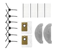 FUANA Ensemble d'accessoires pour aspirateur Honiture Q6 Pro L6 Pro avec brosse principale, brosse latérale, filtre à poussière et chiffon de nettoyage, noir A