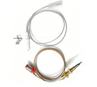 FUANA Ensemble de fils thermocouple et électrode en laiton pour cuisinière à gaz intégrée, sécurité de flamme, remplacement direct pour plaque de cuisson encastrée