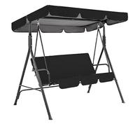 FUANA Ensemble de housses de chaise de jardin 210D pour extérieur, housse de chaise de jardin imperméable et durable pour terrasse, cour, balcon - Dessus 142 x 120 x 18 cm et assise 130 x 48 x 8 cm