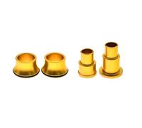 FUANA Entretoises de moyeu de roue avant et arrière en aluminium CNC pour moto électrique Surron LightBee - Kit de réparation de 2 vélos avant et 2 arrière