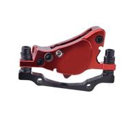 FUANA Étrier de frein de vélo électrique pour 6 mm 8 mm Interface pour utilisation d'huile minérale Rouge ABS + acier pliable VTT Pièce de rechange Kit de réparation