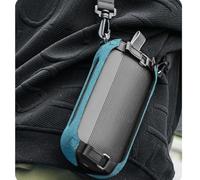 FUANA Étui de protection pour Bose SoundLink Flex, tissu Oxford durable avec EVA pour protection contre les chocs, housse de haut-parleur portable légère pour câble d'écouteur de voyage