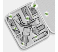 FUANA Étui de transport étanche en cuir PU pour DJI RS4mini Gimbal, 35 x 31 x 10,5 cm, avec bandoulière pour voyage et protection en plein air, câble d'écouteurs