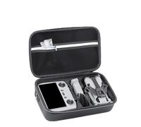 FUANA Étui étanche portable en cuir PU pour DJI Mini 5 Pro avec bandoulière réglable, design compact de voyage et câble d'écouteurs