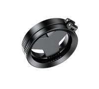 FUANA Filtre CPL magnétique pour téléphone 52 mm, réduit les reflets et les photos vives, étui de protection et chiffon de nettoyage, noir
