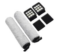 FUANA Filtre de rechange et brosse rouleau pour aspirateur sans fil Bissell CrossWave HF3 Wet Dry 3649A - 2 filtres + 2 brosses