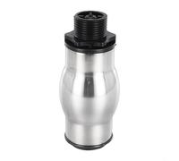 FUANA Fontaine à eau en acier inoxydable pour étangs et piscines - Pour jet de bulles de champagne - Accessoire de pompe de fontaine d'extérieur pour jardin
