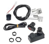 FUANA G511-0055-W1 Kit d'allumage pour barbecue à gaz Charbroil, système d'allumage électronique ABS avec interrupteur à bouton-poussoir, fils et électrodes