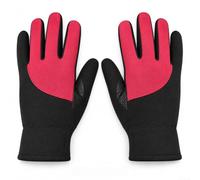 FUANA Gants de cyclisme thermiques d'hiver coupe-vent | Doublure en polaire thermique, coque coupe-vent, garde les mains au chaud par temps glacial, couverture complète des doigts