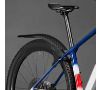 FUANA Garde-boue pour VTT - 36 x 10 cm - Angle réglable avant et arrière - Montage rapide - Pour pneus larges jusqu'à 70 mm - ABS noir