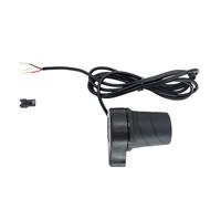 FUANA Guidon d'accélérateur demi-tour FT76X - Câble de 165 cm, coque en plastique, poignée antidérapante pour vélo électrique de remplacement