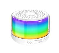 FUANA Haut-parleur de chargement sans fil 8 x 8 x 5 cm avec synchronisation audio rapide, haut-parleur portable compact pour appareils mobiles, pour iPhone pour Samsung pour câble d'écouteur Huawei