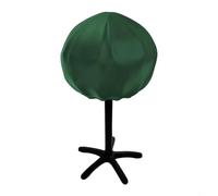 FUANA Housse de protection ronde pour gril électrique - 50 x 46 cm - Tissu Oxford 210D robuste - Résistant aux intempéries, à la poussière et à la pluie - Pour cuisine en extérieur - Gris (vert)