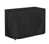 FUANA Housse de table imperméable pour chariot de salle à manger Royal Gourmet à double étagère, 101,6 x 61 x 81,3 cm, housse robuste avec fermeture éclair séparée, (noir)