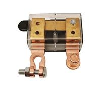 FUANA Interrupteur d'arrêt de batterie de voiture en alliage 12 V/24 V 250 A, 750 A instantané, interrupteur maître lame supérieure, camping-car, bateaux et camions Niveaux d'argent