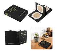 FUANA Ishihara Professional Livre de test de vision des couleurs 2024, kit d'optométrie à 38 plaques, détection de la cécité rouge-verte, examens oculaires d'album papier