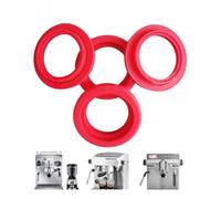 FUANA Joint de tête de groupe pour machine à expresso, anneau de rechange en silicone pour modèles EM69116 EM6900 EM7000 EM8000, joint torique rouge de qualité alimentaire pour ustensiles de cuisine