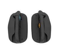 FUANA Joy-Con Support de souris avec poignée gauche et droite pour Switch 2, mini base de souris portable pour jeux de précision, pour jeux FPS TPS, prise en main ergonomique, construction ABS, 11,9 x