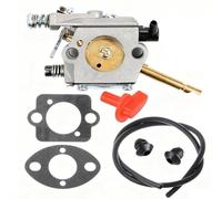 FUANA Kit carburateur pour débroussailleuse FS48, FS52, FS62, FS66, FS81, FS86, FS88 - WT-45-1 Remplacement avec conduite de carburant et joints, 1 jeu