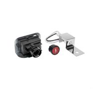 FUANA Kit d'allumage complet avec bouton poussoir, générateur d'étincelles et électrode, remplacement pour barbecue à gaz Weber Q120 et Q220 (C)