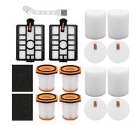 FUANA Kit de 11 pièces de rechange pour Shark WS642AE pour aspirateur Wandvac pour Ultra Vacuum comprend 4 filtres, 4 filtres en mousse, 2 filtres de base et un préfiltre de base