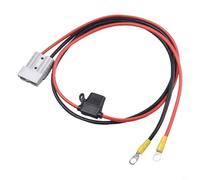 FUANA Kit de câblage pour câble de batterie Anderson Style 50 A 12 V 6 m avec fusible pour véhicules 4 x 4 Alimentation auxiliaire (1 m)