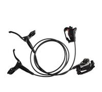 FUANA Kit de frein à disque hydraulique pour VTT avec 2 rotors de 160 mm, étriers à double piston, alliage d'aluminium, pour kit de réparation de vélo compatible Shimano