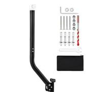 FUANA Kit de montage mural pour Internet Starlink, adaptateur de montage sur toit et poteau, support mural en métal pour installation satellite extérieure, serrure de porte noire